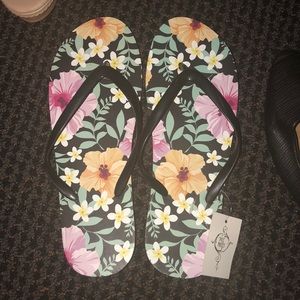 Floral sandals